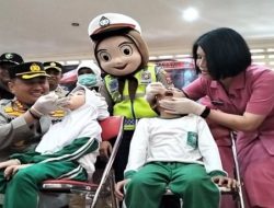 Polresta Banyuwangi Menggelar Percepatan Capaian Sub Pekan Imunisasi Nasional Polio